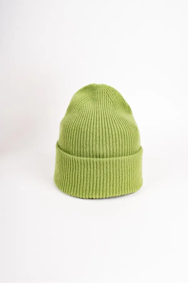 Grote Umschlagmütze aus recycled Kaschmir