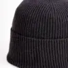 Grote Beanie aus recycled Kaschmir Schwarz