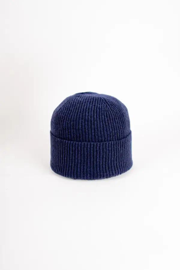 Grote Beanie aus recycled Kaschmir
