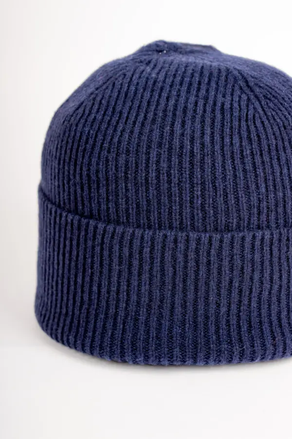 Grote Beanie aus recycled Kaschmir