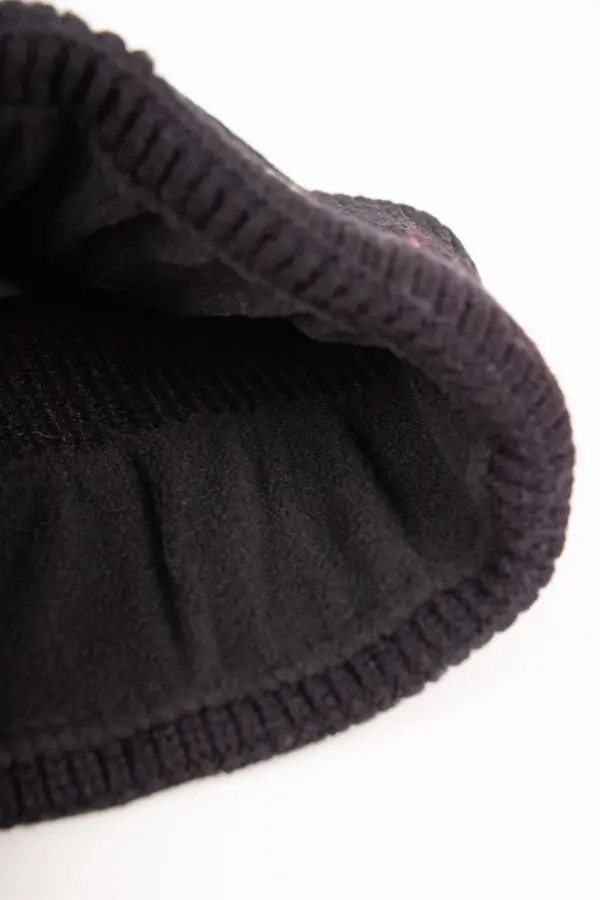 Seeberger Strickmütze Umschlag mit Futter