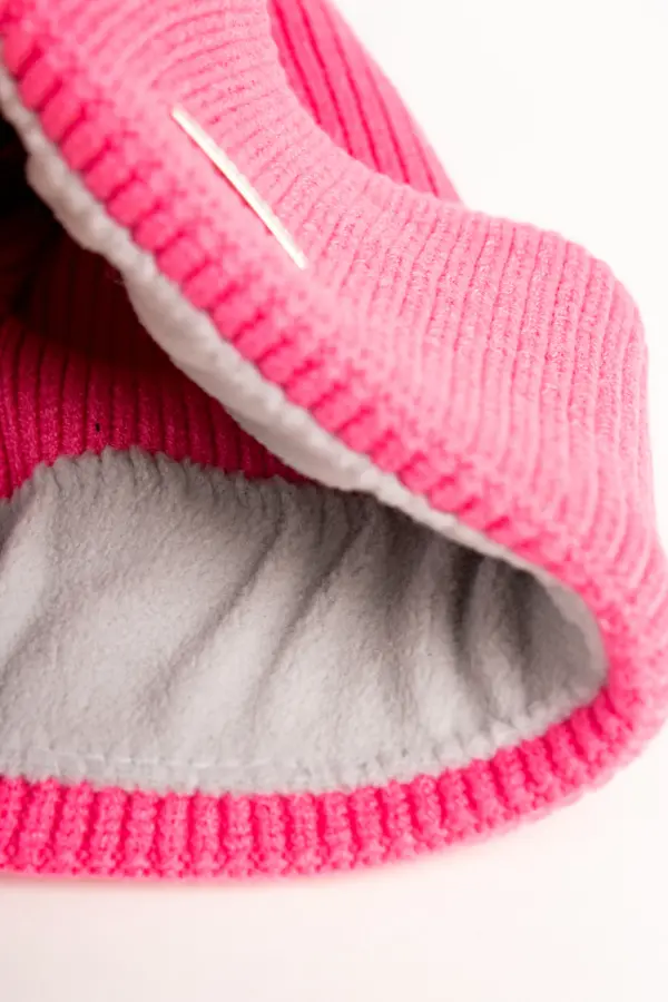 Seeberger Strickmütze Umschlag mit Futter