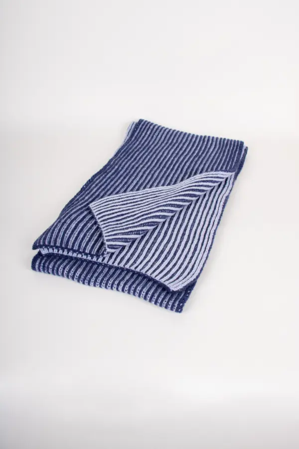 Grote Strickschal zweifarbig Extrafein