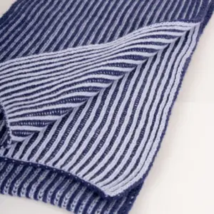 Grote Strickschal zweifarbig Extrafein