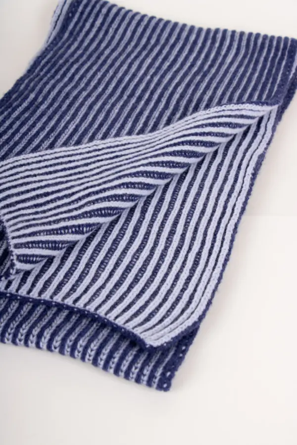 Grote Strickschal zweifarbig Extrafein