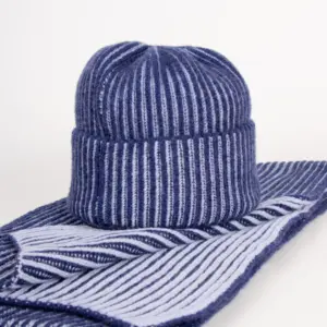 Grote Strickschal zweifarbig Extrafein