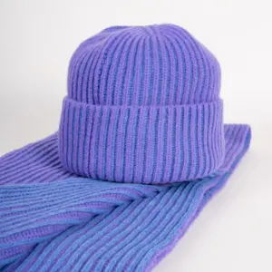 Grote Strickschal zweifarbig Extrafein