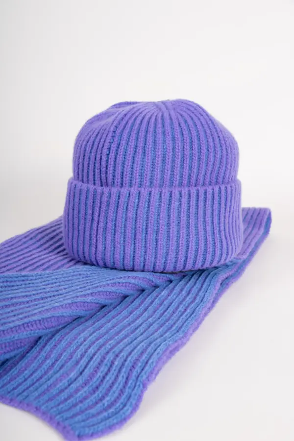 Grote Strickschal zweifarbig Extrafein