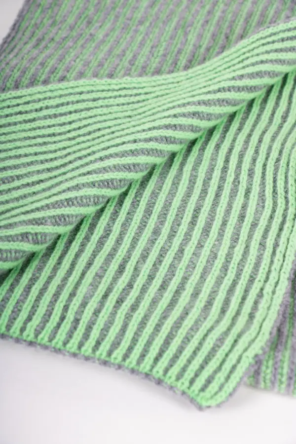 Grote Strickschal zweifarbig Extrafein