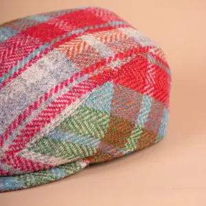 Bullani Sportmütze Harris Tweed bunt