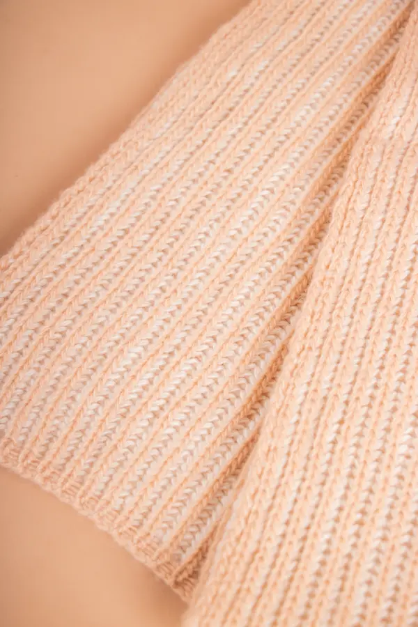 Grote Strickschal zweifarbig