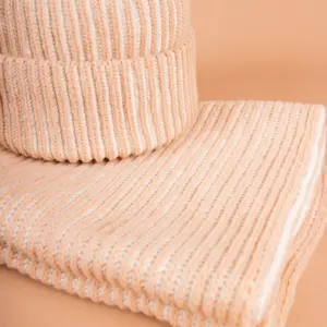 Grote Strickschal zweifarbig