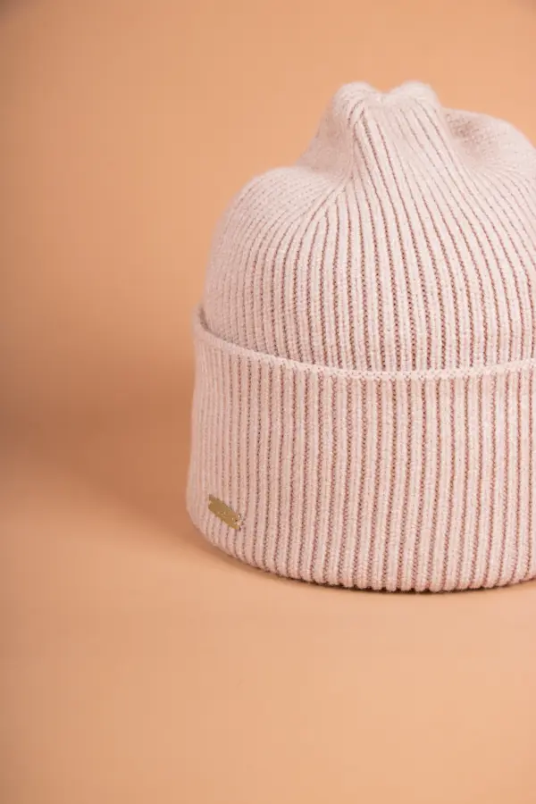 Seeberger Strickmütze Umschlag mit Futter