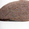 City Sport Luc Harris Tweed mit Leder