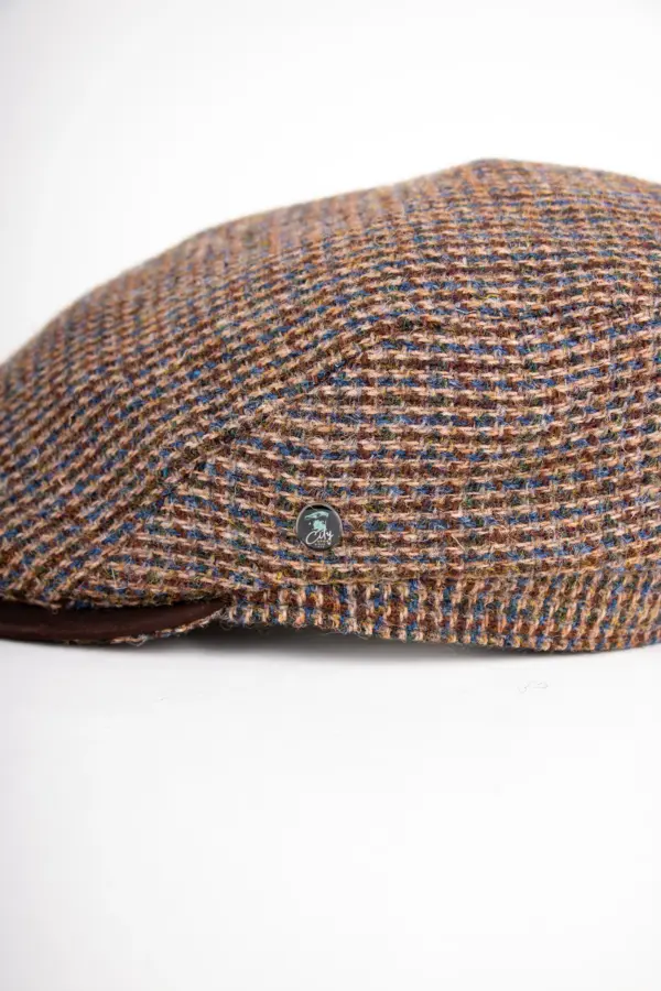 City Sport Luc Harris Tweed mit Leder