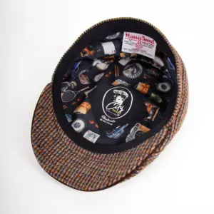 City Sport Luc Harris Tweed mit Leder