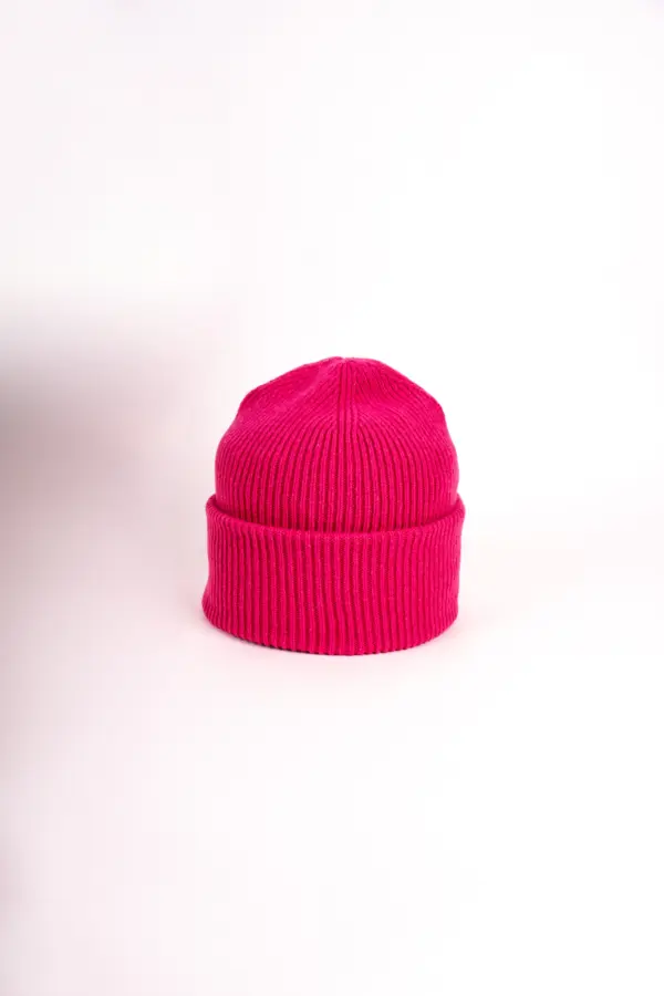 Grote Umschlagmütze aus recycled Kaschmir