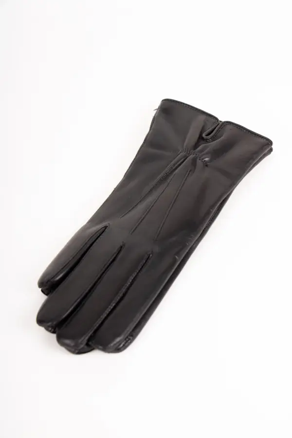 Szendelbacher Damen Lederhandschuh gerafft