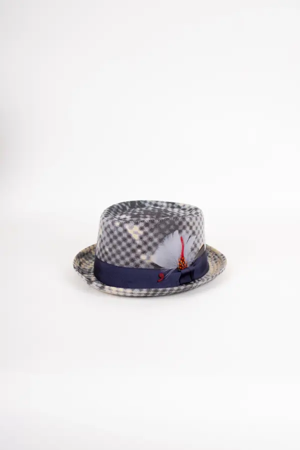 Alfonso D'Este Pork Pie Silbergrau