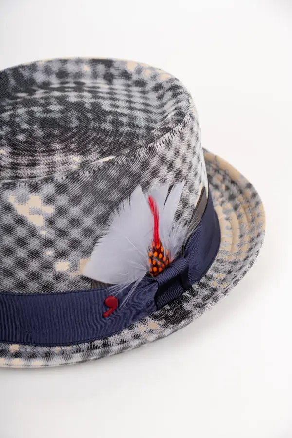 Alfonso D'Este Pork Pie Silbergrau