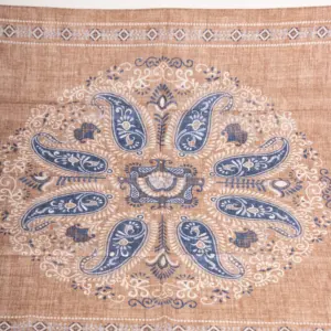 Hemley Seidentuch Paisley meliert Beige