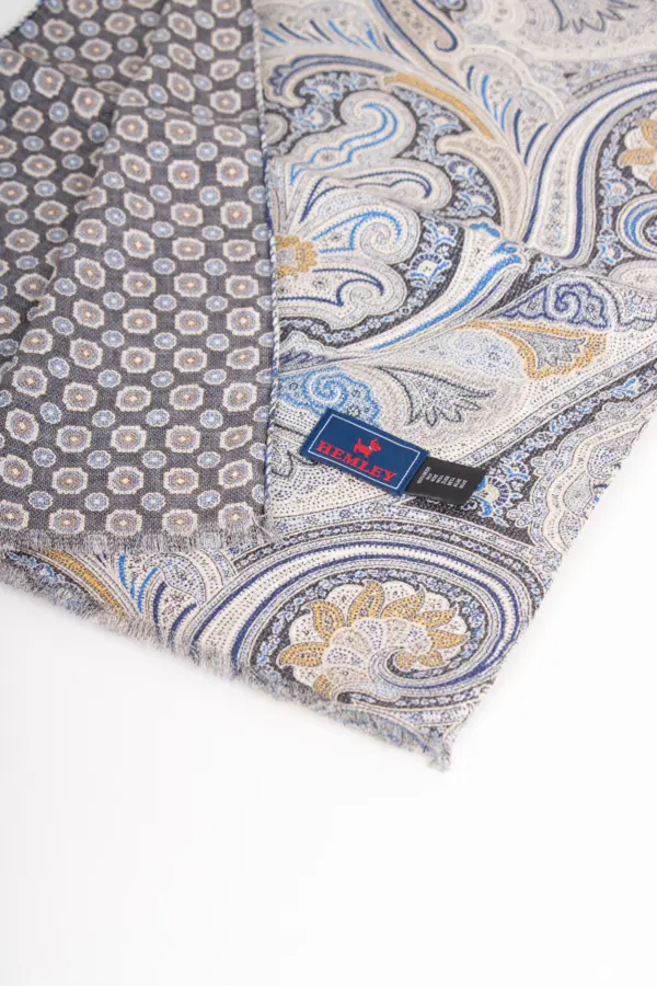 Hemley Seidenschal Gemustert