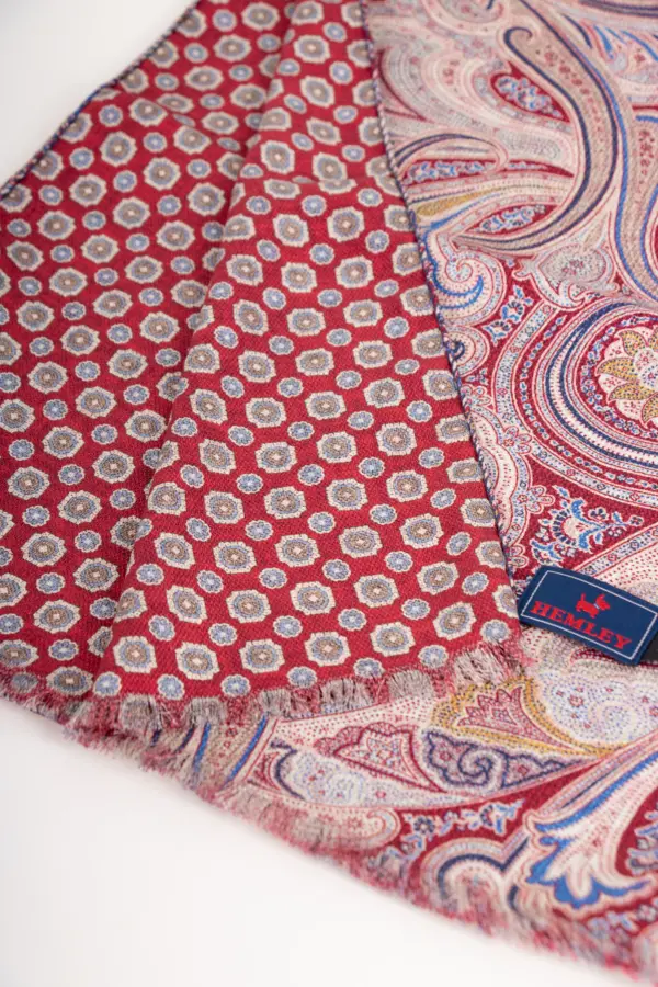 Hemley Seidenschal Gemustert