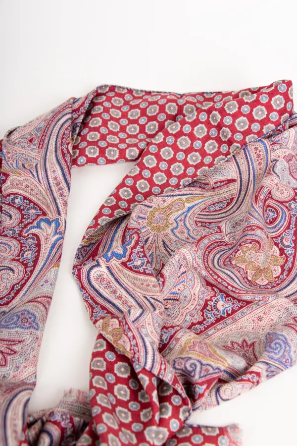 Hemley Seidenschal Gemustert