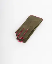 Szendelbacher Lammfell Handschuhe Olive