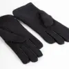 Szendelbacher Lammfell Handschuhe Schwarz