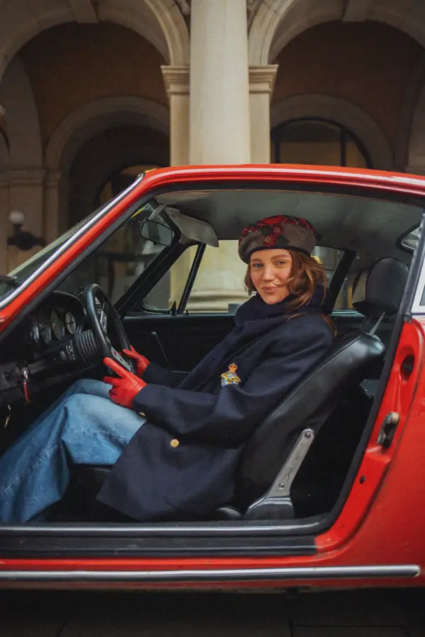 Grevi Baskenmütze Kariert