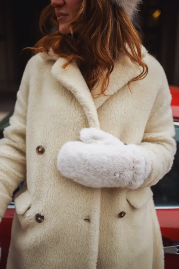 Kama Fäustlinge Fake Fur