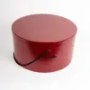Hutschachtel Lederoptik Rot