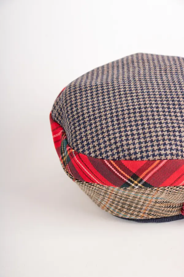 Grevi Baskenmütze Kariert