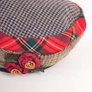 Grevi Baskenmütze Kariert