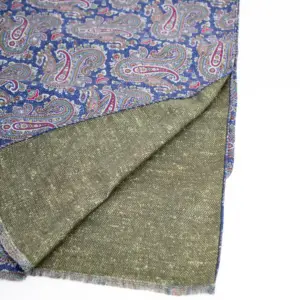 Hemley Seidenschal Grün-Blau