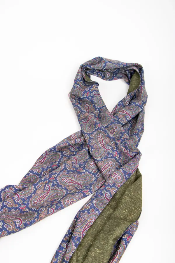 Hemley Seidenschal Grün-Blau