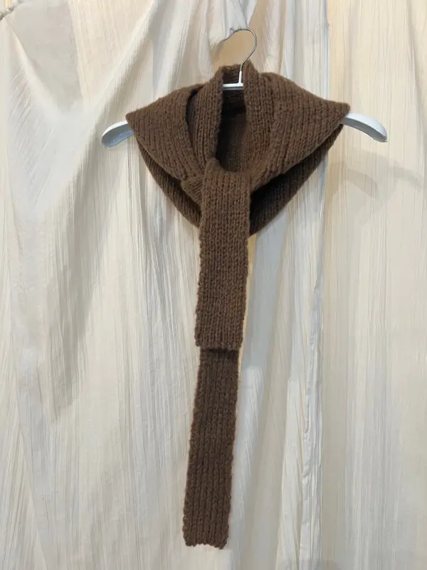 Faible and Failure Kapuze Kaschmir Braun