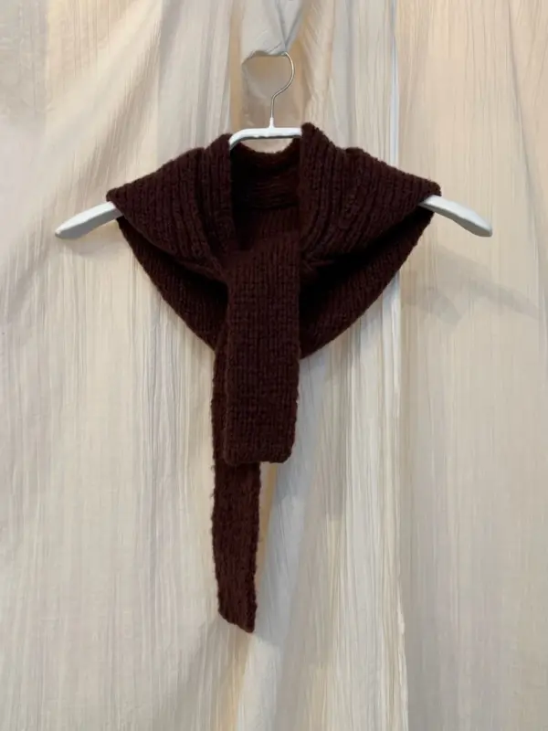 Faible and Failure Kapuze Kaschmir Burgund