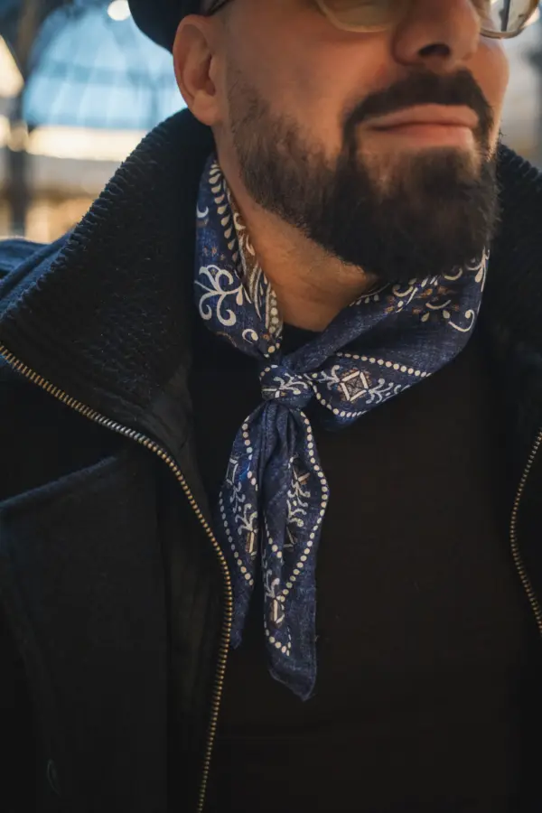 Hemley Seidentuch Paisley meliert