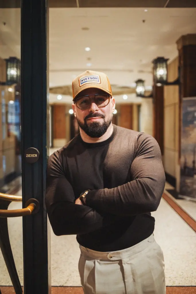 Stetson Retro Stripes Ledercap