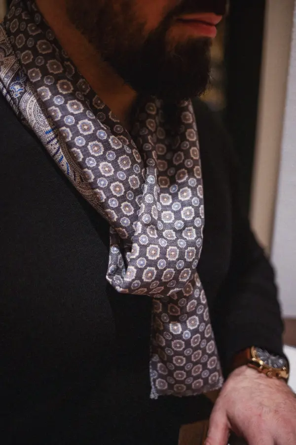 Hemley Seidenschal Gemustert Hemley Seidenschal Gemustert