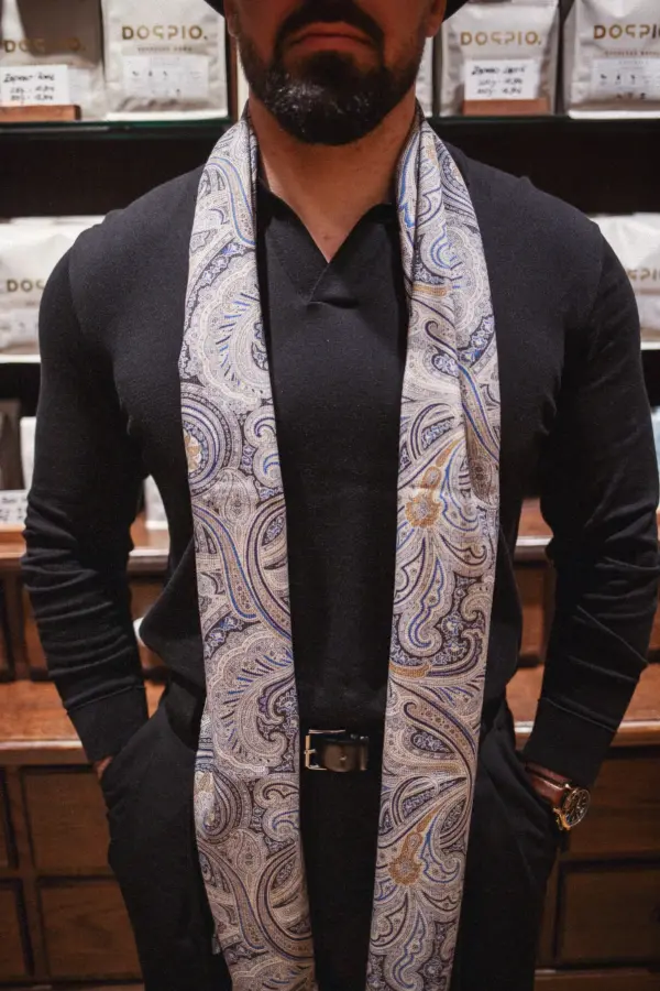 Hemley Seidenschal Gemustert Hemley Seidenschal Gemustert