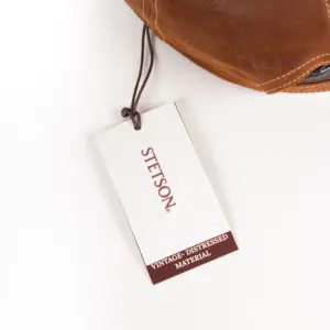 Stetson Retro Stripes Ledercap