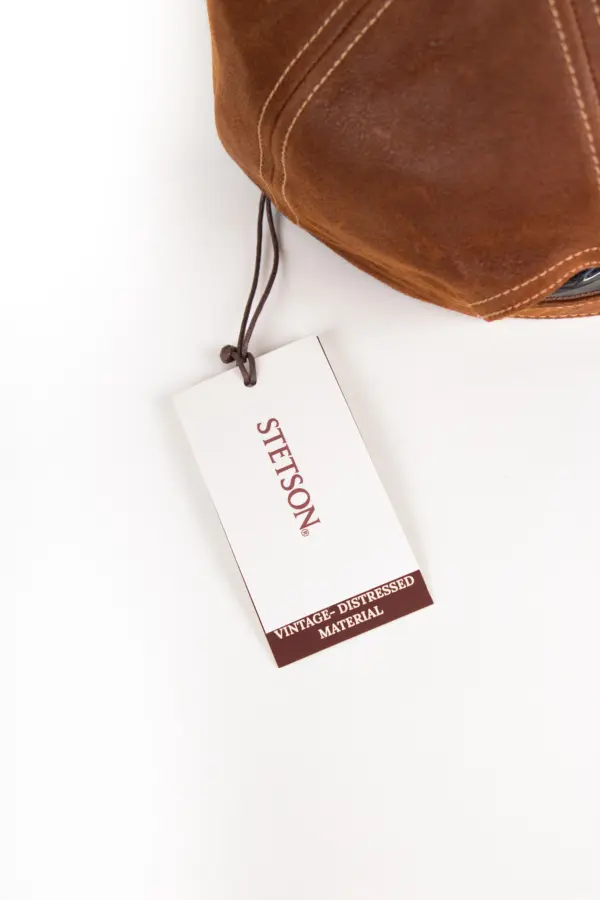 Stetson Retro Stripes Ledercap