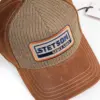 Stetson Retro Stripes Ledercap