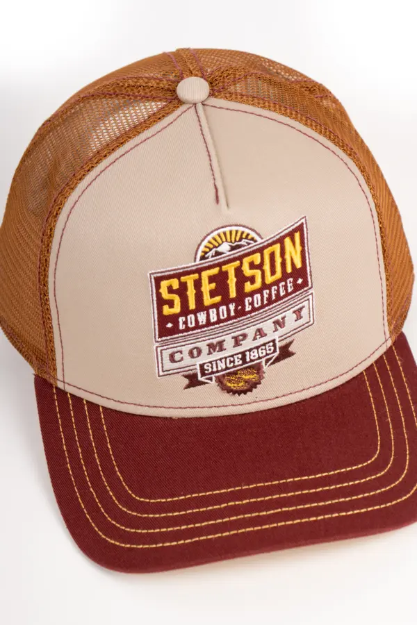 Stetson Trucker Cap Cowboy Coffee