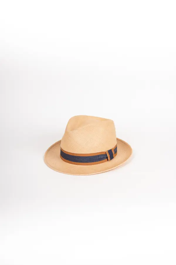 Vintimilla Hat New Trilby Hellbraun/Denim