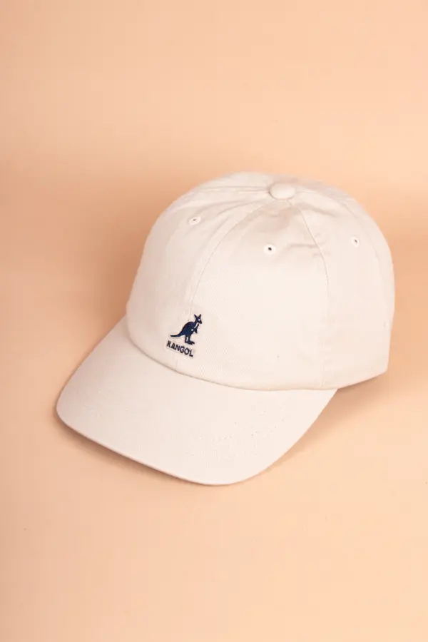 Kangol Washed Baseball Dad Cap Beige