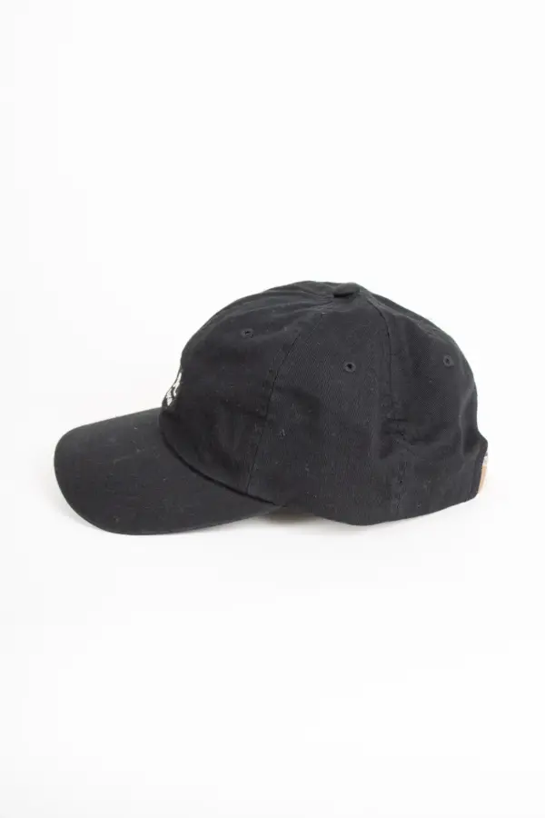 Kangol Washed Baseball Dad Cap Schwarz